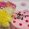 Cajita Lovely Cake - Flores y mini pastel