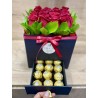 Love - Arreglo de rosas rojas y chocolates