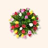 arreglo de rosas de colores