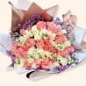 Ramo de 50 rosas colores pastel