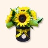 arreglo con girasoles